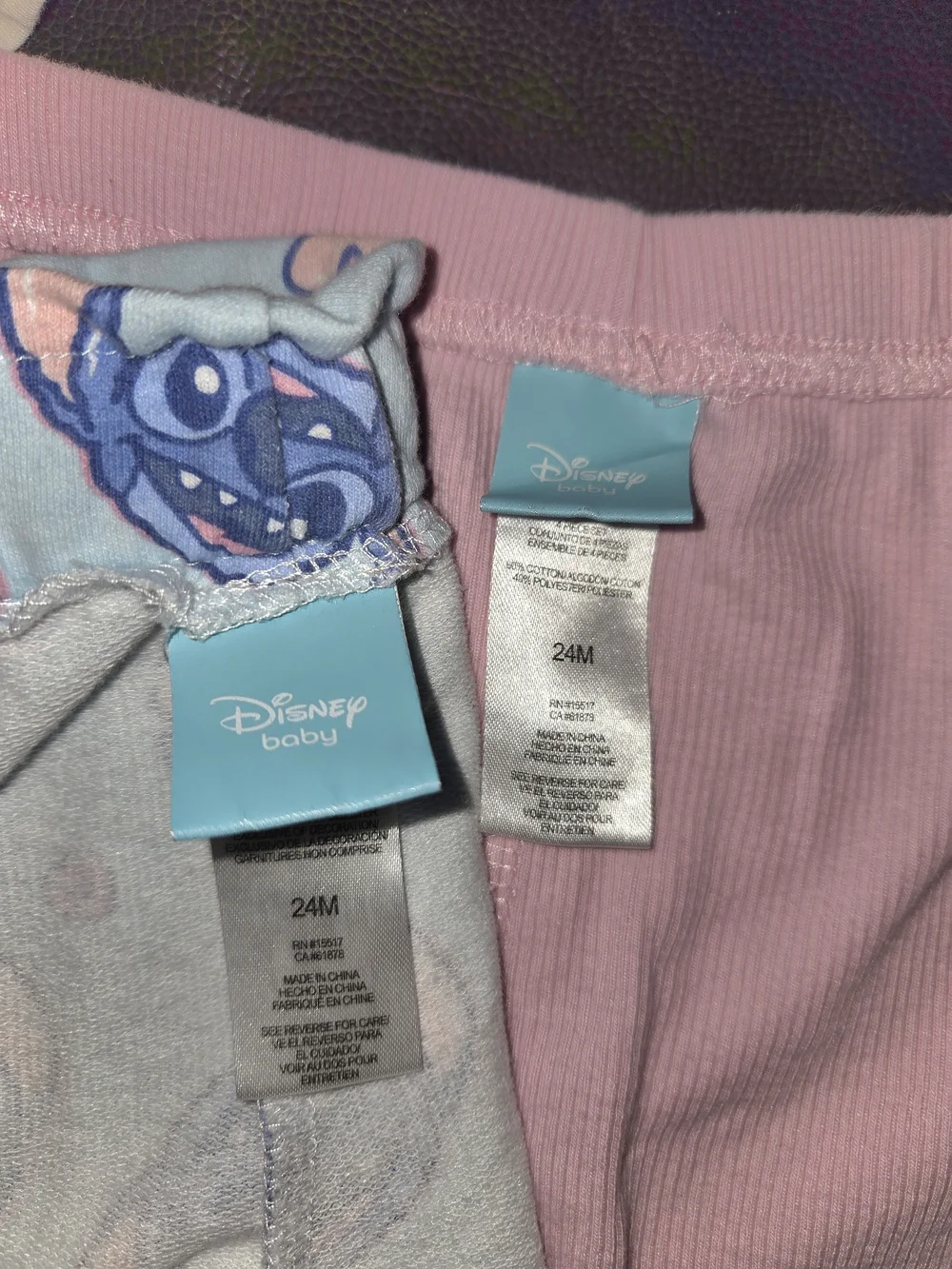 2 set 2 piece Disney Stitch Girls' 24M/2T